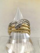 蛇モチーフコンビリング|K18/PT900