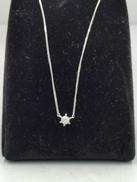 ダイヤ付きネックレス|PT850