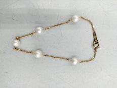 石付きブレスレット|K18