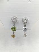 石付きイヤリング|K14WG