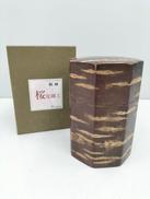 木製茶筒|桜皮細工