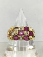 石付きリング|K18