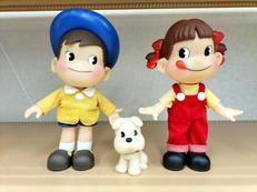 ペコちゃん・ポコちゃん・ドッグ 人形3点セット|不二家