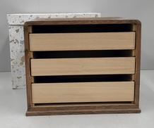 3段書類ケース|加茂桐タンス