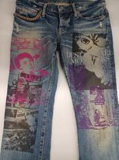 転写デニムジーンズ|HISTERIC GLAMOUR