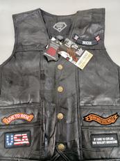 パッチワークレザーベスト|BUFFALO LEATHER