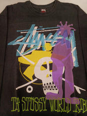 スカルロングTシャツ|STUSSY