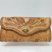 レザーポーチ|レザーカービング