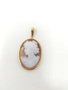 K18カメオ　ペンダントトップ|なし