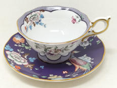 ワンダーラスト　ミッドナイトクレーン　カップ＆ソーサー|WEDGWOOD