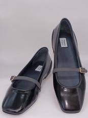 メリージェーン パンプス スクエアトゥ レザー|THEORY　PROJECT