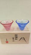 冷酒杯揃え青赤|東洋佐々木ガラス