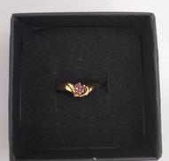 石付きリング|K18