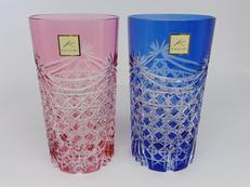 ペアタンブラー 江戸切子|カガミクリスタル