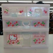 三段収納ケース|サンリオ