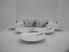 茶托付き仙茶碗揃え|深川製磁