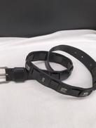 ディーゼル メタルロゴ付きレザーベルト|DIESEL