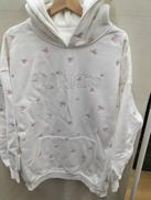 タグ付ダーリッチ フラワーエンブロイダリービッグフーディー|DARICH