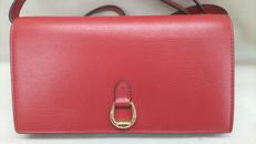 ラルフローレン ショルダーバッグ レッド レザー|RALPH LAUREN