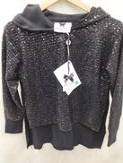 タグ付ノーズシークレット　スパンコールパーカー|NOSECRETS