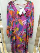 タグ付きヴェイユ総柄ワンピース|WEILL