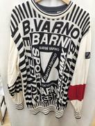 BARNI VARNO ロゴセーター アイボリー|BARNI VARNO