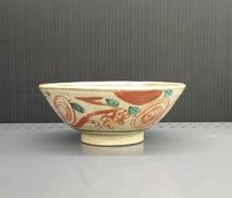 永楽善五郎　赤絵　茶碗|N/B