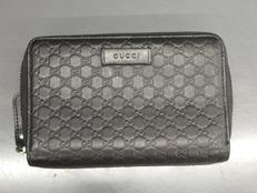 グッチシマラウンドファスナーコンパクトウォレット財布|GUCCI