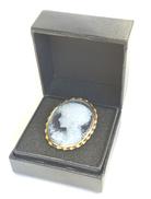 K18カメオ|ペンダントトップ ブローチ