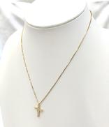 K18ダイヤネックレス|50センチ