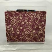 二つ折りがま口財布|印傳屋
