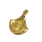 コイン付きペンダントトップ|総重量5.0G