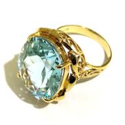 石付きリング(水色)|総重量9.4G