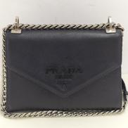 サフィアーノレザーショルダーバッグ|PRADA