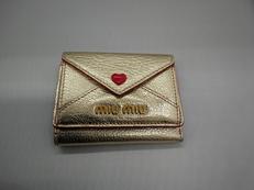 三折コンパクトウォレット|MIUMIU