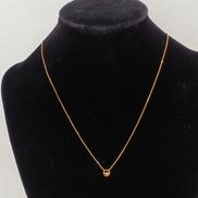 石付きネックレス|K18