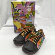 本革パッチワークレースアップシューズ|ESTACION