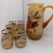 水差し、グラス6個|BOHEMIA