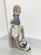 少女と子犬|リヤドロ