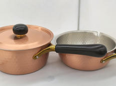 銅製片手鍋セット|COPPER100 / 新光堂