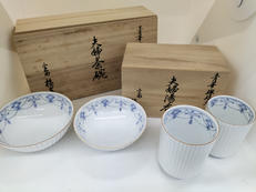 夫婦湯呑&茶碗セット|橘吉