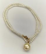 パールネックレス|ダイヤ反応あり