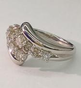 リング|D:1.00CT 10石