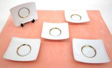 舟型茶托揃|深川製磁