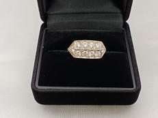 Pt850 ダイヤモンドリング|不明