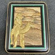 K18絵画風トップ＆ブローチ|トップ＆ブローチ