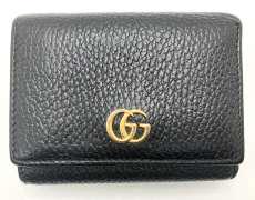 GUCCI　三つ折りレザ－ウオレット　財布|GUCCI