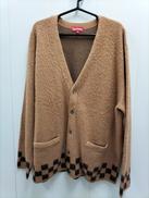 BRUSHED CHECKERBOARD CARDIGAN|SUPREME