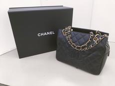 シャネル キャビアスキン チェーントートバッグ|CHANEL
