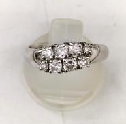 Pt850 ダイヤモンド付きプラチナリング|D0.61CT